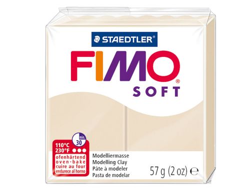 Pasta para modelar staedtler fimo soft 56 gr cor terra , Staedtler , 54668 , 4006608809812